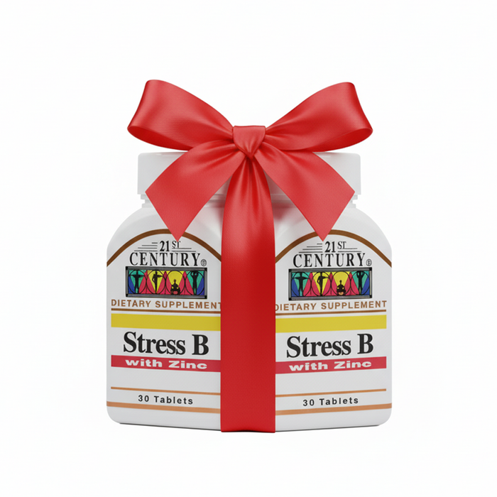 21st Century Stress B Multivitamin with Zinc Tablets – 30 Tablets (1+1 Offer Pack), Multivitamin Supplements