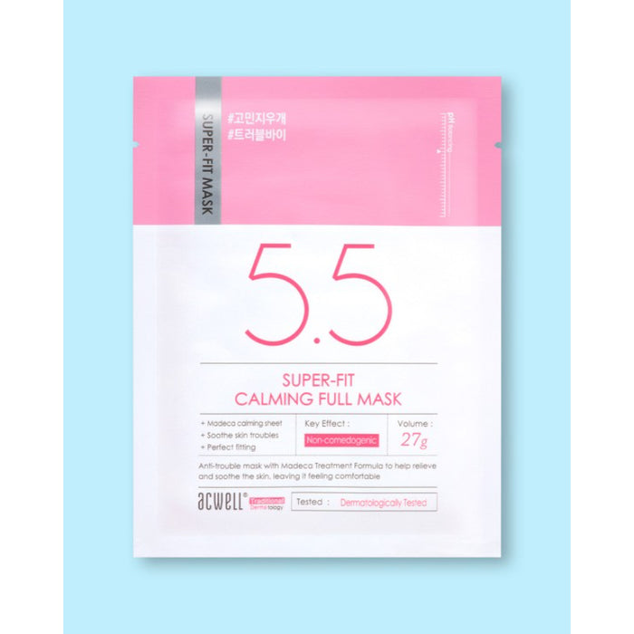 5.5 Super-Fit Calming Full Mask - Korean-Skincare