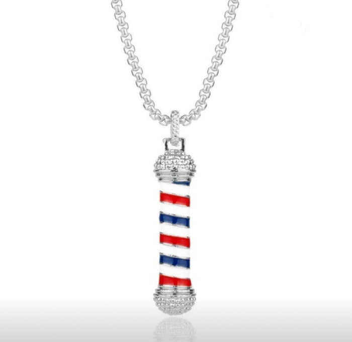 Barber Pole Necklace