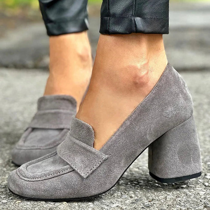 Deborah™ | Block Heel Loafers