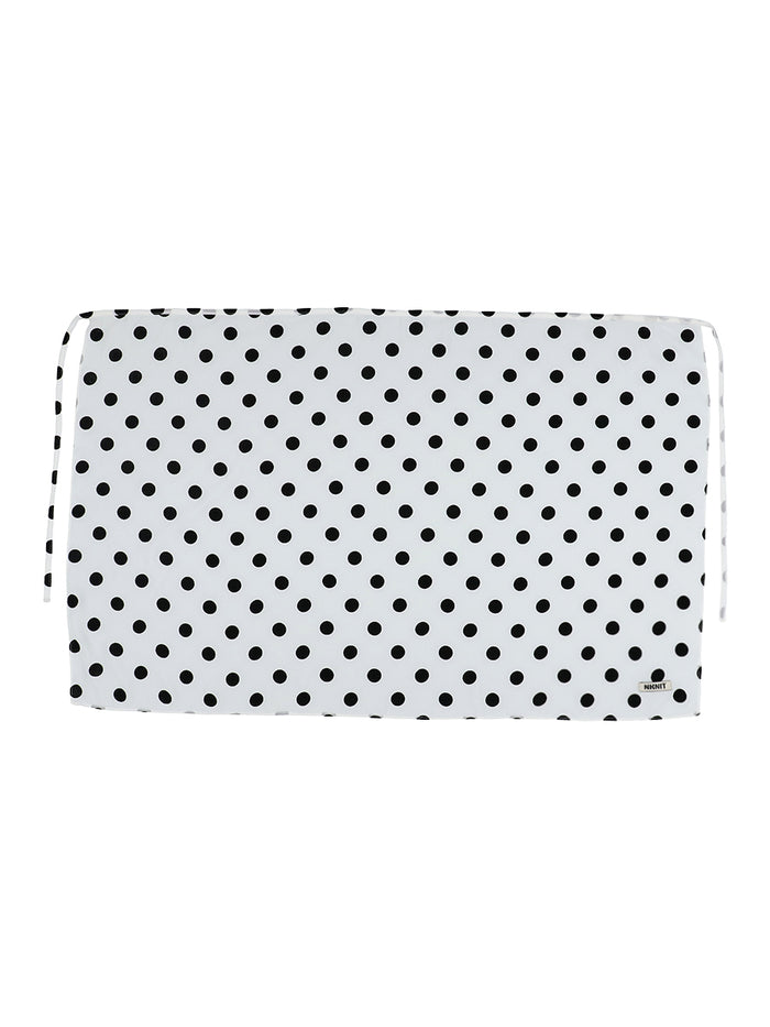 dot wrap skirt