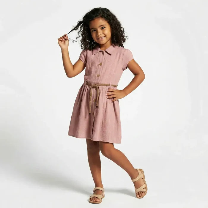 Ella Charm Girls Cotton Dress