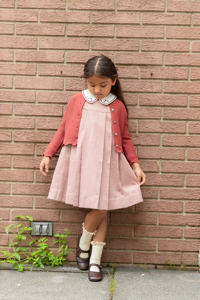 Houndstooth Pink Dress
