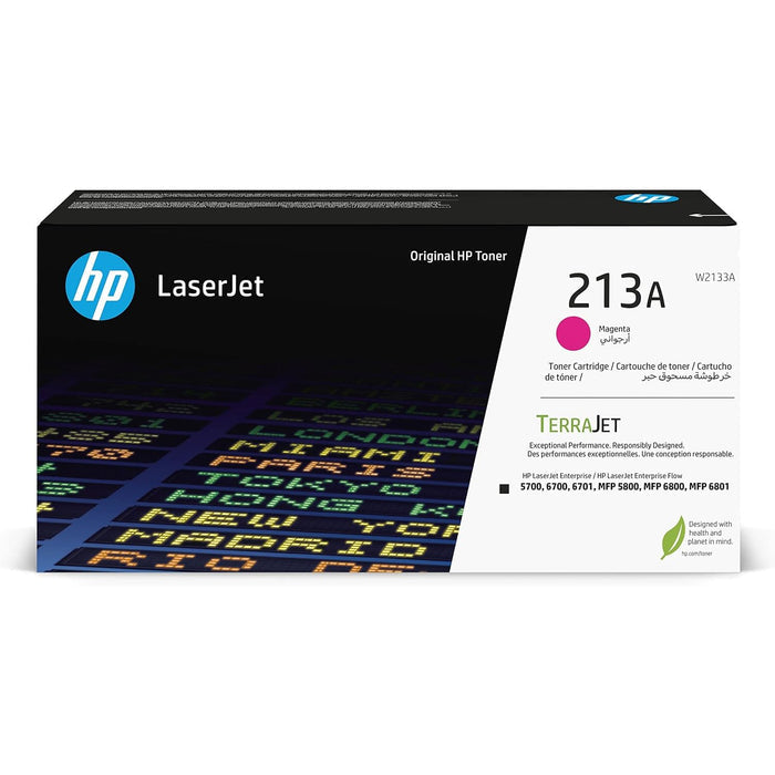 HP 213A Magenta Original LaserJet Toner Cartridge - W2133A