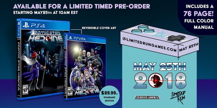 Limited Run #145: Cosmic Star Heroine (Vita)