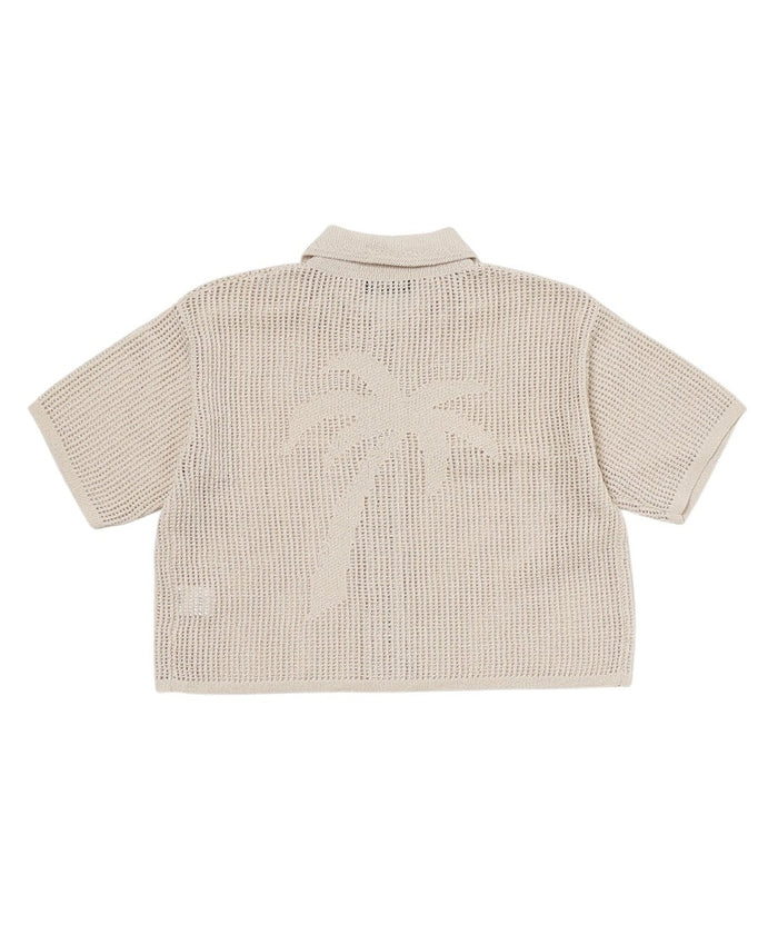 mesh dolphin KNIT shirt_8