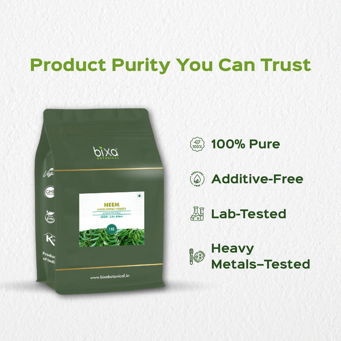 Neem (Azadirchta indica) dry Extract - 2.5% Bitters by Gravimetry