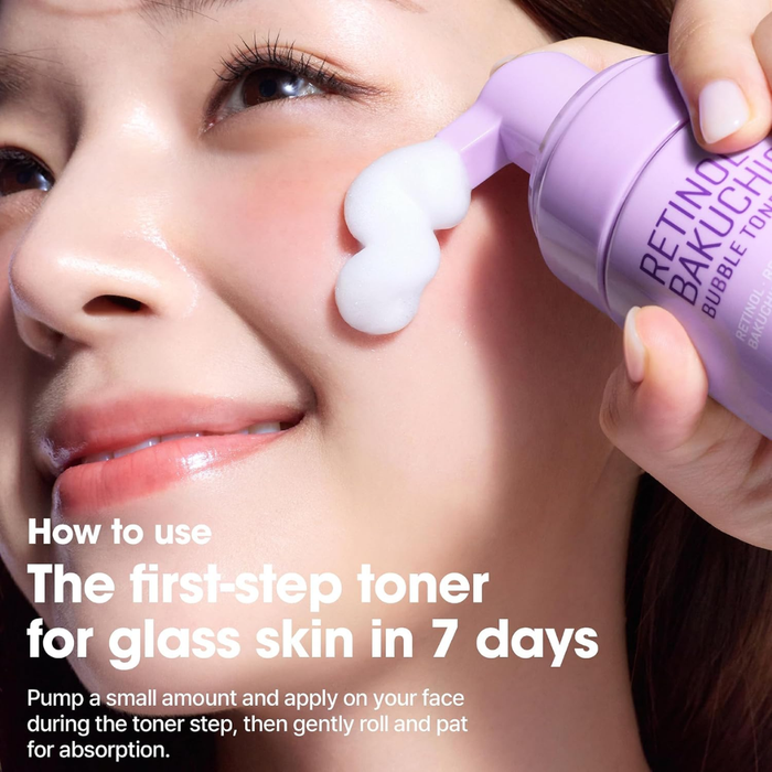 Some By Mi Retinol Bakuchiol Bubble Toner Nudie Glow Australia