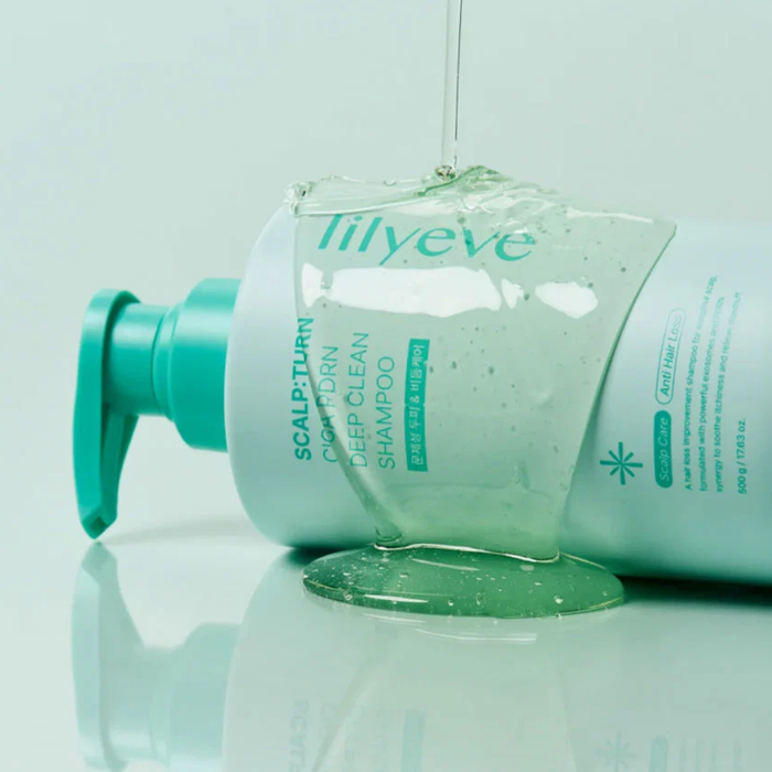 Lilyeve SCALP TURN CICA PDRN Deep Clean Shampoo Nudie Glow Australia