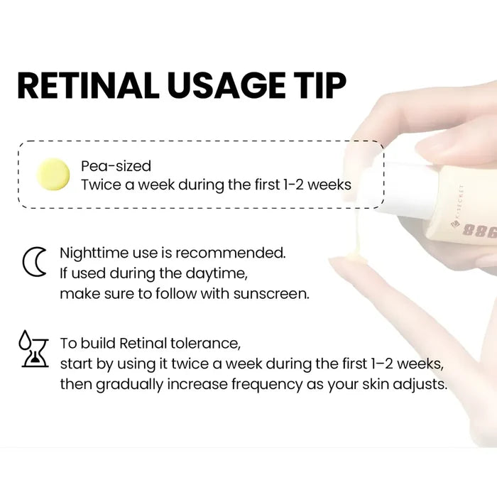 SEOUL 1988 Serum: Retinal Liposome 2% + Black Ginseng 30ml - and Ampoule KSecret Face Serums