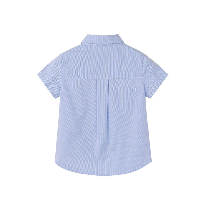 Striped Boy Shirt light Blue