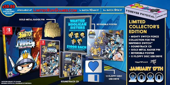 Switch Limited Run #60: Mighty Switch Force! Collection Collector's Edition