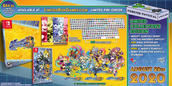 Switch Limited Run #82: Mighty Gunvolt Burst Collector's Edition