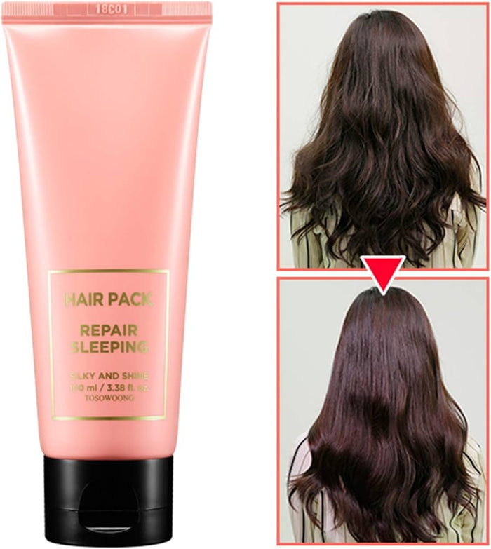 Tosowoong Hair Pack Repair Sleeping Silky and Shine 100ml