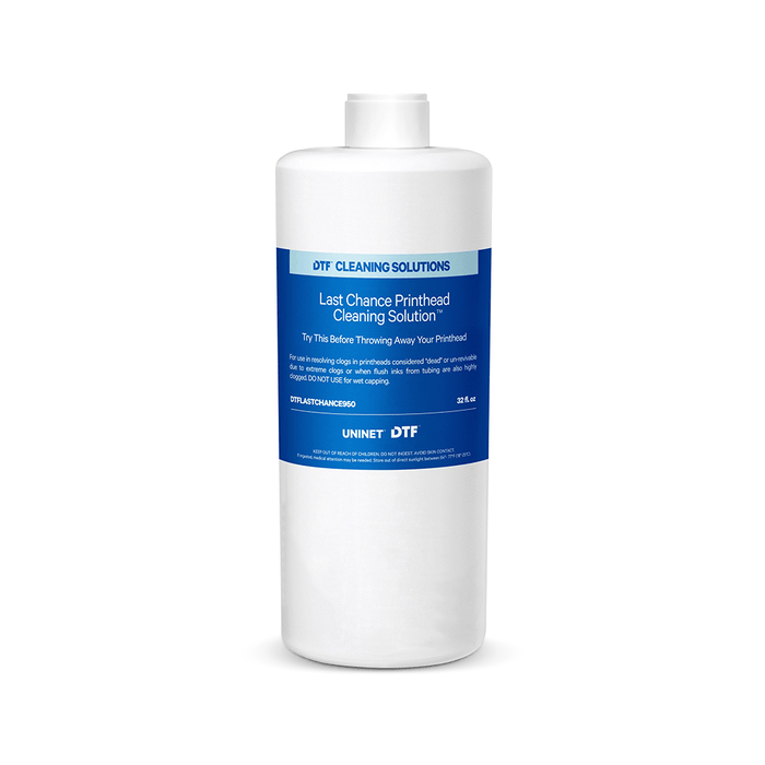 Uninet DTF Last Chance Printhead Cleaning Solution - HeatPressNation