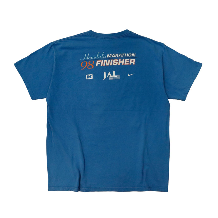 Vintage 1998 Nike Honolulu Marathon 98 Graphic T-Shirt Size L