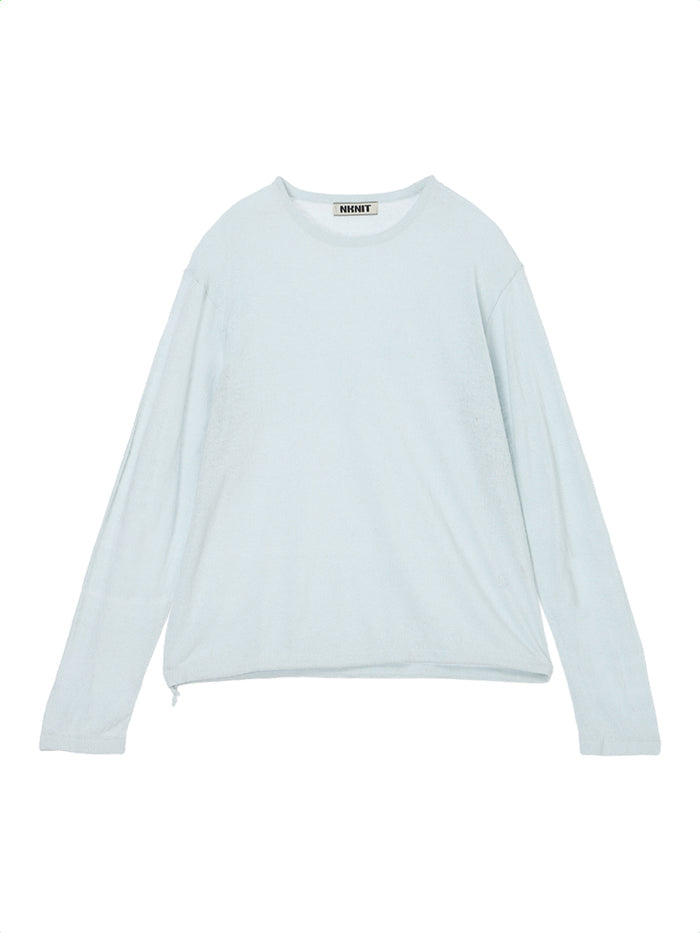 100% silk long sleeve KNIT
