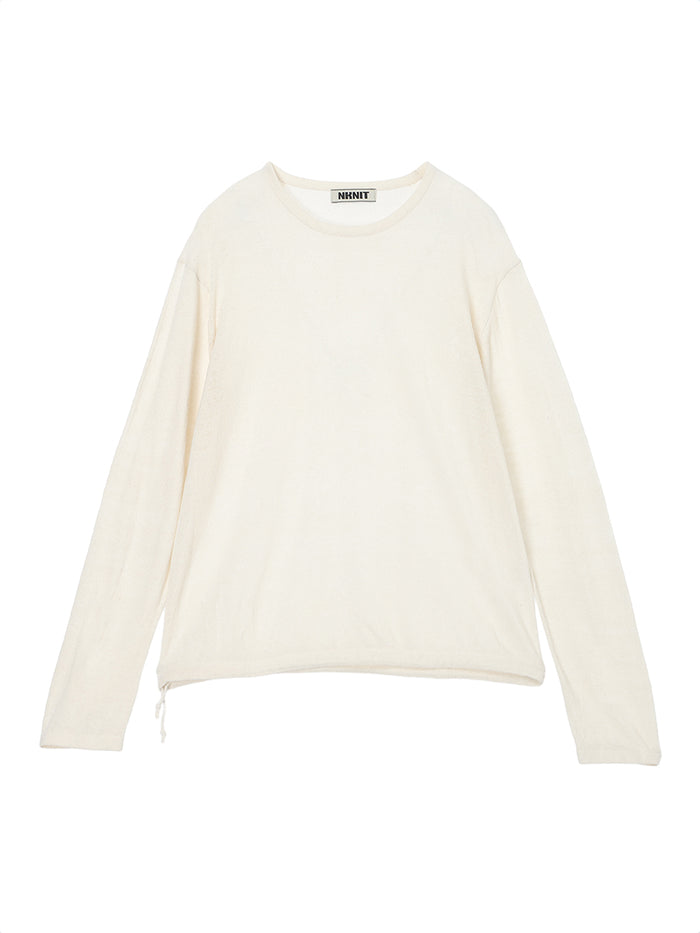 100% silk long sleeve KNIT