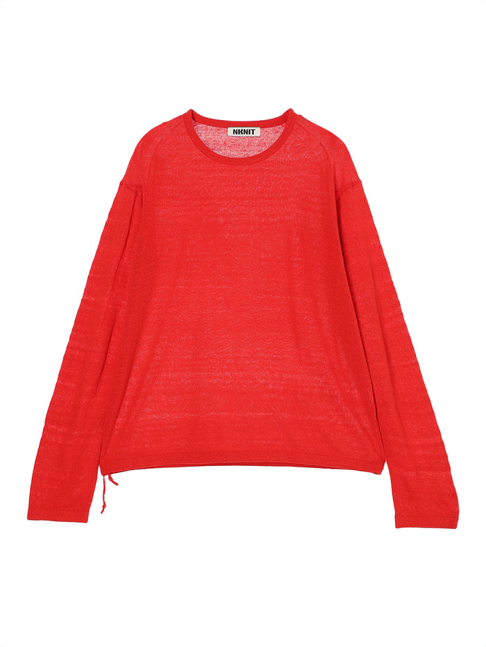 100% silk long sleeve KNIT