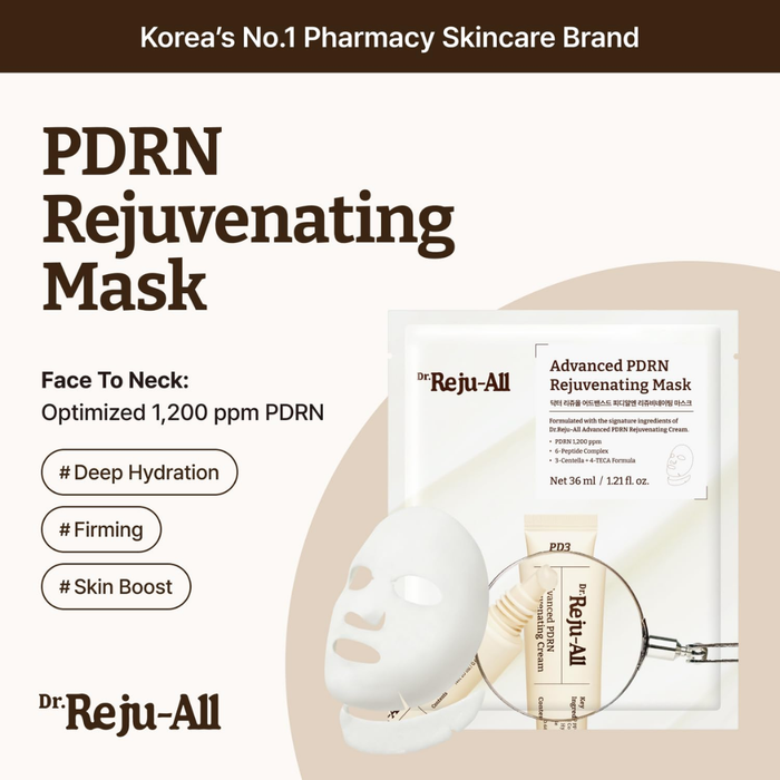 Dr. Reju-All Advanced PDRN Rejuvenating Mask Nudie Glow Australia