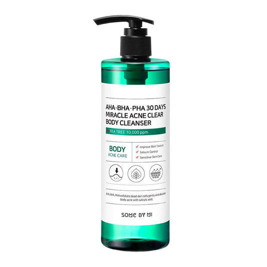 SOME BY MI AHA BHA PHA 30 Days Miracle Acne Clear Body Cleanser Nudie Glow Australia