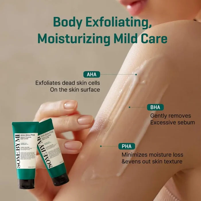 AHA BHA PHA Miracle Calming Body Lotion - Care SomeByMi Lotions & Moisturizers