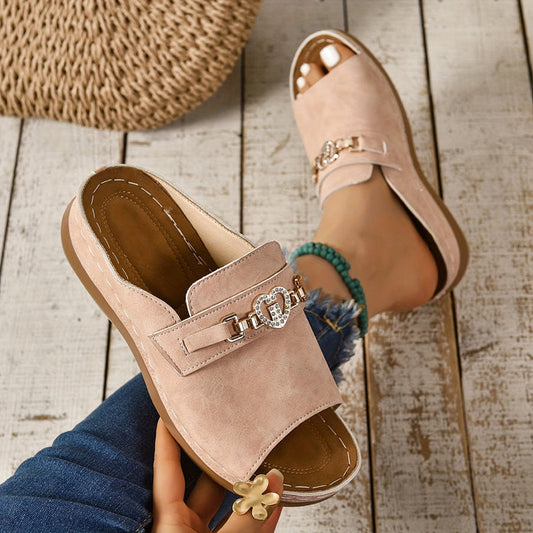 Alexandra | Women's Flat Adjustable Sandals