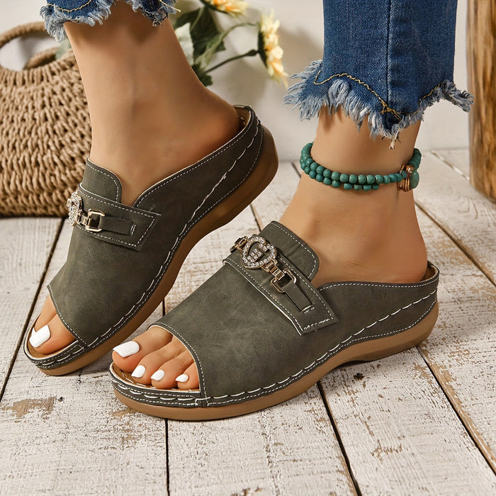 Alexandra | Women's Flat Adjustable Sandals