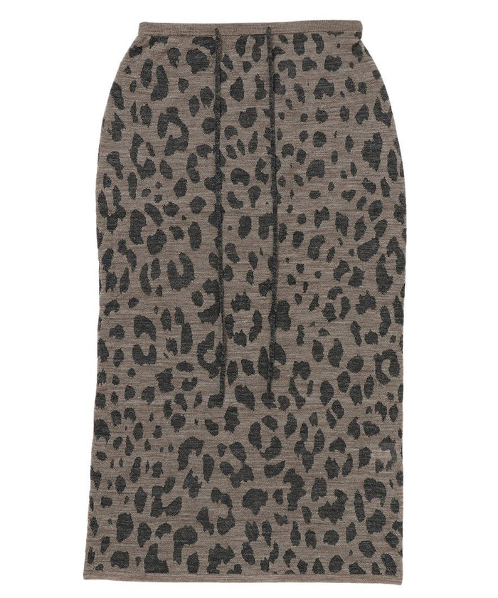 alpaca sheer KNIT skirt_2