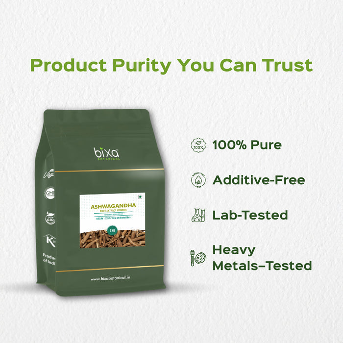 Ashwagandha root  (Withania somnifera) dry Extract - 2.5% Total Withanolides by Gravimetry