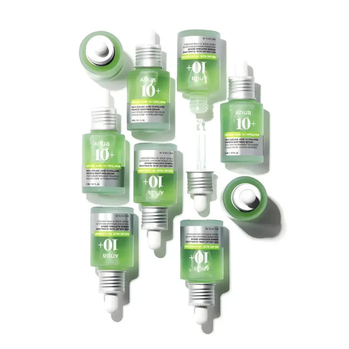 Azelaic Acid 10 Hyaluron Redness Soothing Serum 30ml - and Ampoule Anua Face Serums