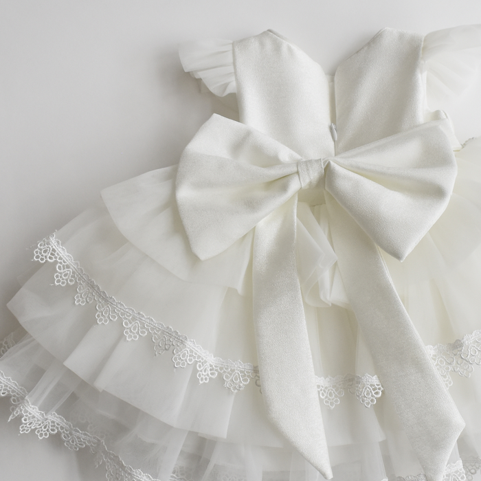 Baby Eva's Frilly Dress