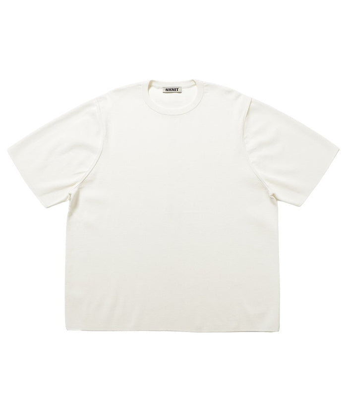 back slit KNIT T-shirt_4