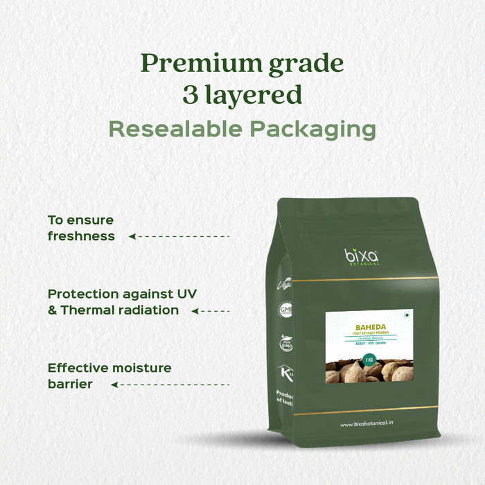 Baheda (Terminalia Belerica) Dry Extract - 40% Tannins by Titration