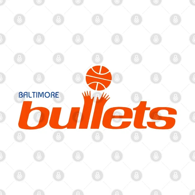 Baltimore Bullets Retro Defunct Nba Team Fan Art T-Shirt