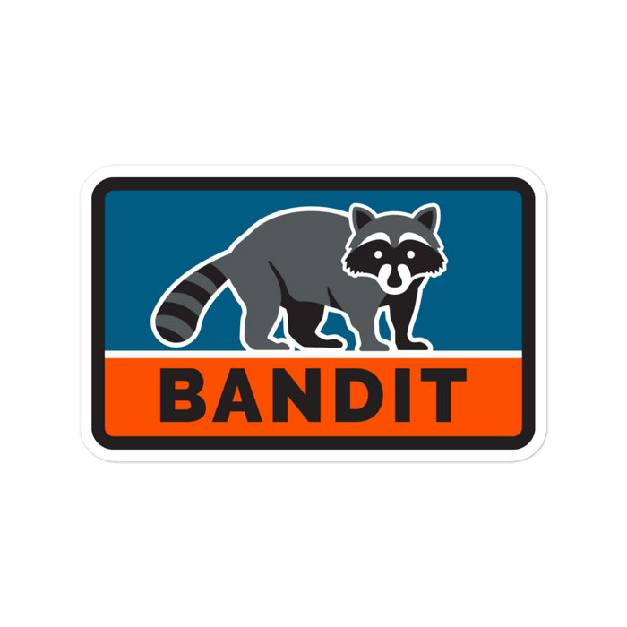 Bandit Bubble-free stickers