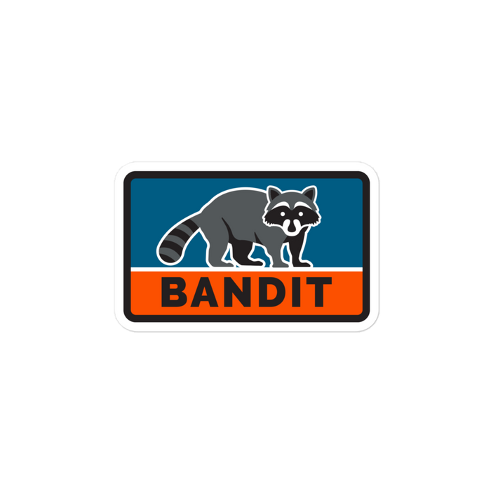 Bandit Bubble-free stickers