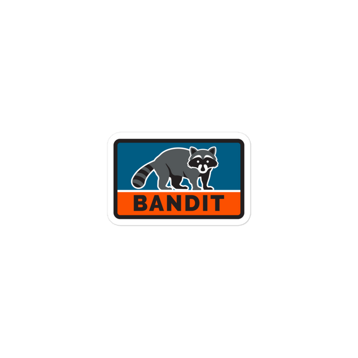 Bandit Bubble-free stickers