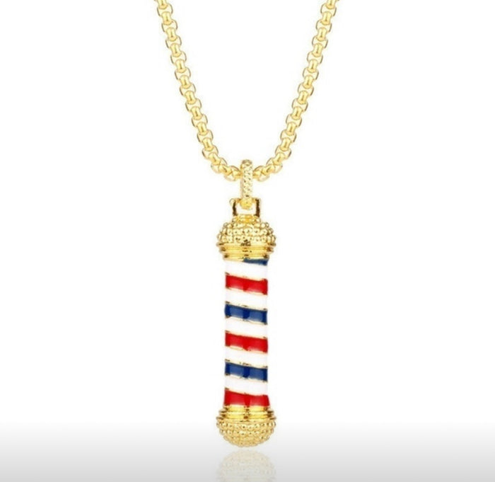 Barber Pole Necklace