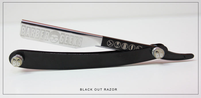 BarberGeeks "Blackout" Straight Razor