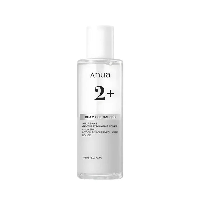 BHA 2% Gentle Exfoliating Toner 150ml - and Pad Anua Toners