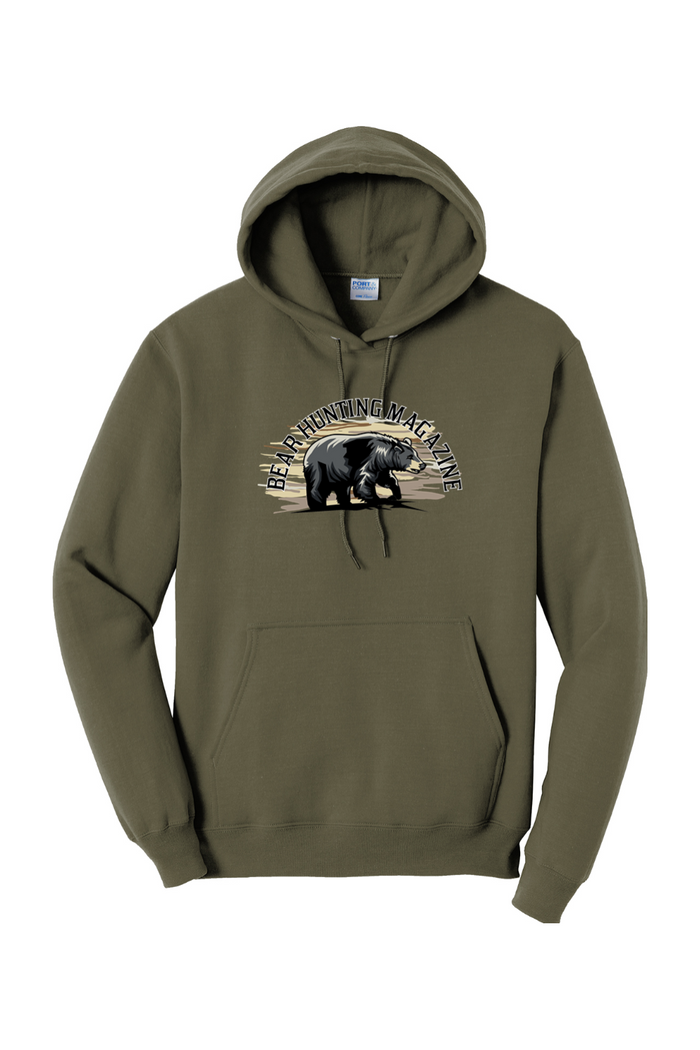 BHM Retro Bear Fleece Pullover Hooded Sweatshirt