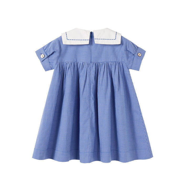 Bib Checkered Dress
