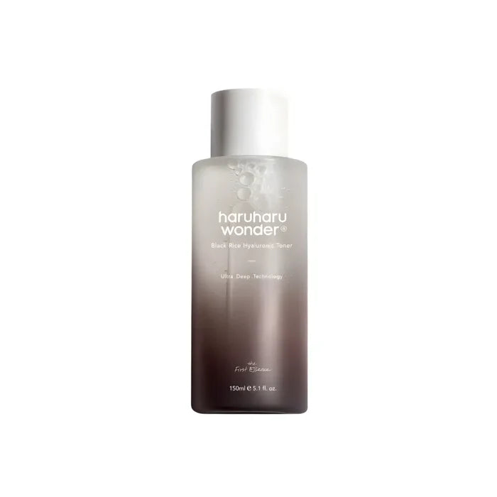 Black Rice Hyaluronic Toner 150ml - and Pad HaruHaru Wonder Toners