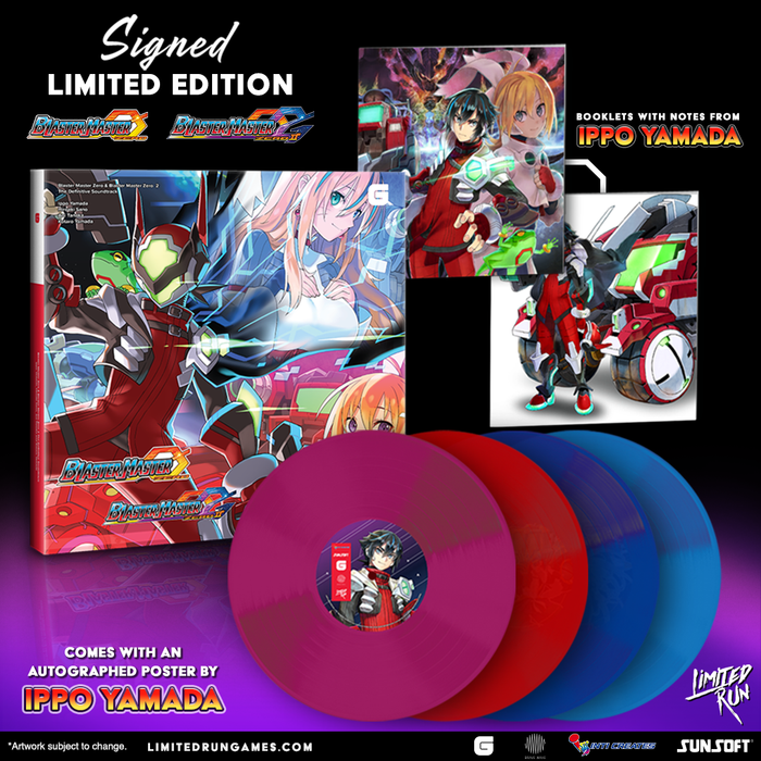 Blaster Master Zero 1 & 2 - 4LP Deluxe Vinyl Soundtrack Set (Signed)