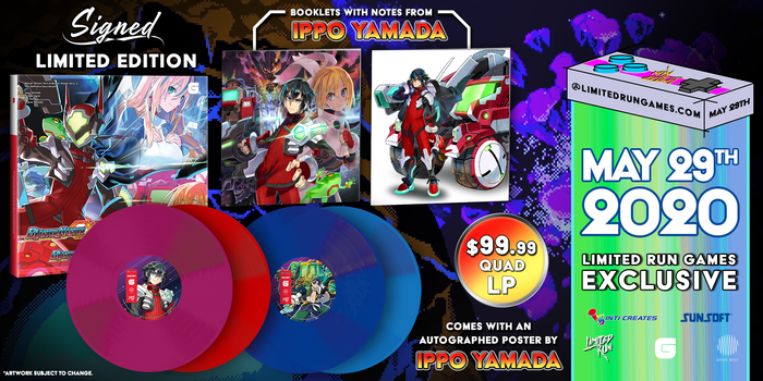 Blaster Master Zero 1 & 2 - 4LP Deluxe Vinyl Soundtrack Set (Signed)