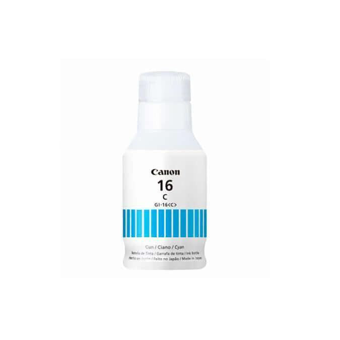 Botella de tinta Canon GI-16 C cian original para Canon Maxify GX