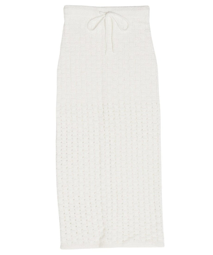 bouclé KNIT king skirt_1
