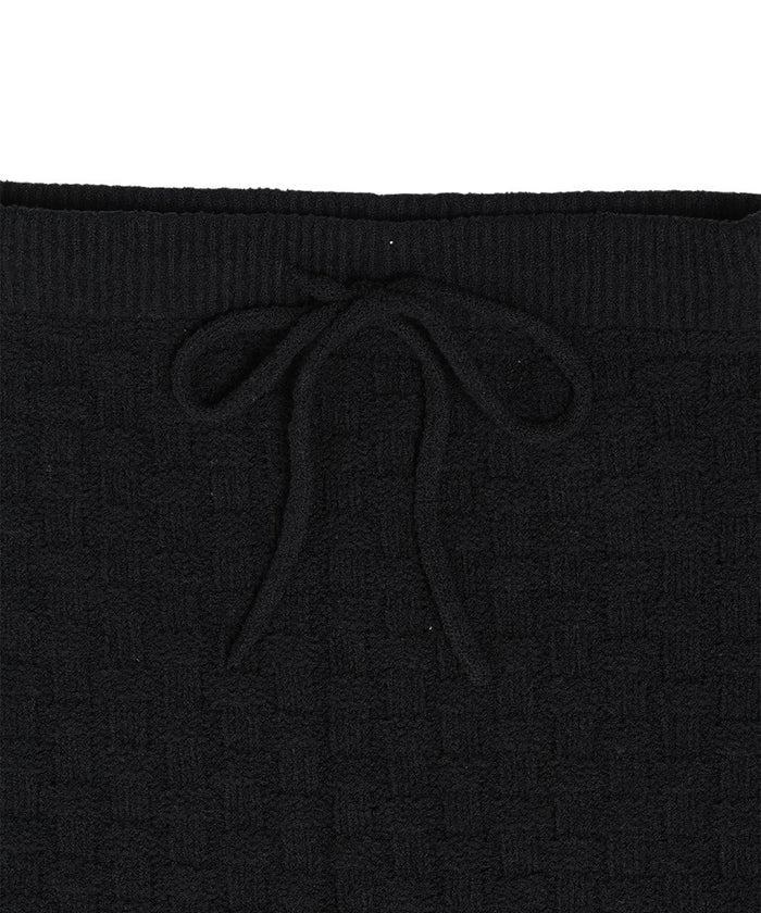 bouclé KNIT king skirt_7