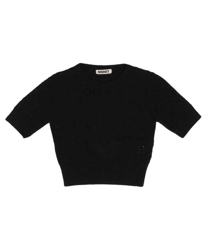bouclé KNIT mini tops_2